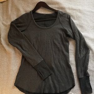 Luluelmon long sleeve reversible shirt